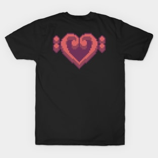 Bass Clef Heart T-Shirt